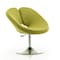Manhattan Comfort Perch Adjustable Chair in Green and Polished Chrome AC037-GR - alternate 1
